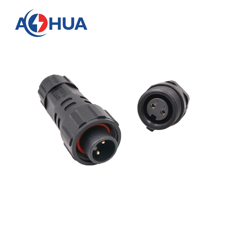 OEM Waterproof IP68 Thread Connector 2 3 4 5 Pin M16 Electric Male Female Solar LED Light Lamp Power Extension Cable