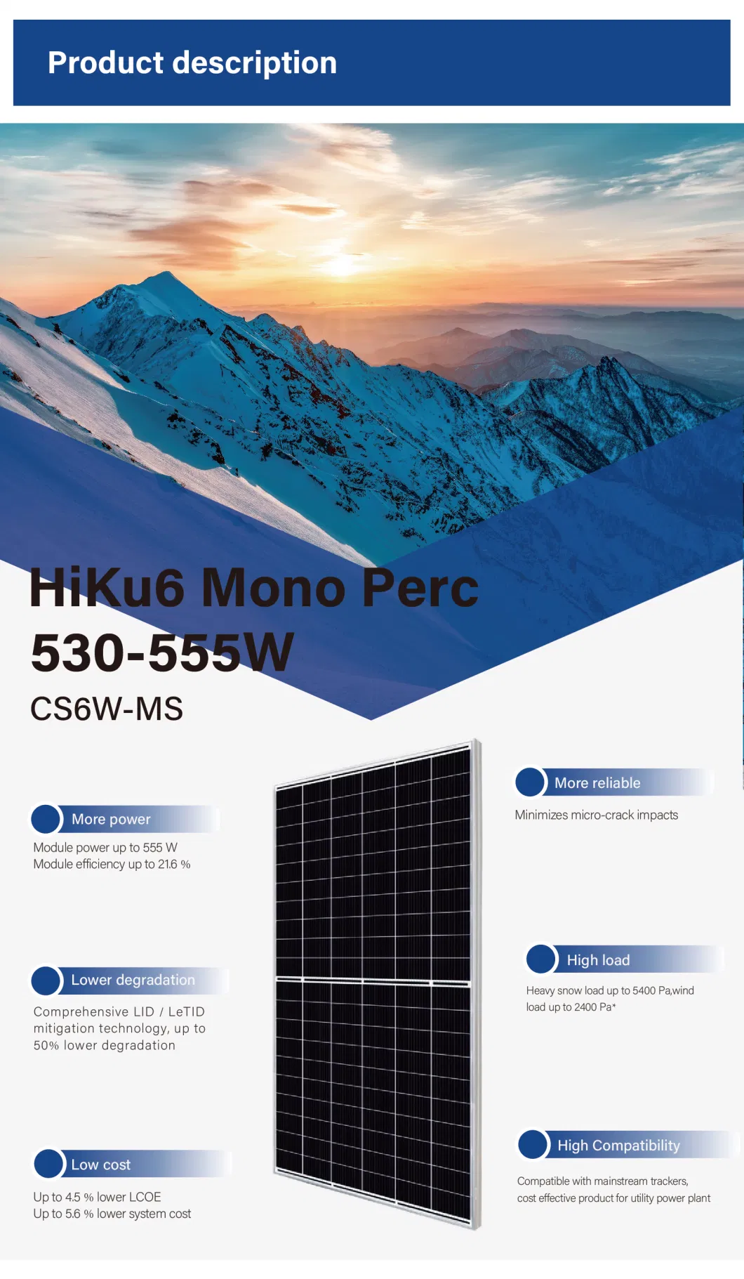 China Manufacturer Good Price Energy L Monocrystalline Pvt Solar Photovoltaic Thermal