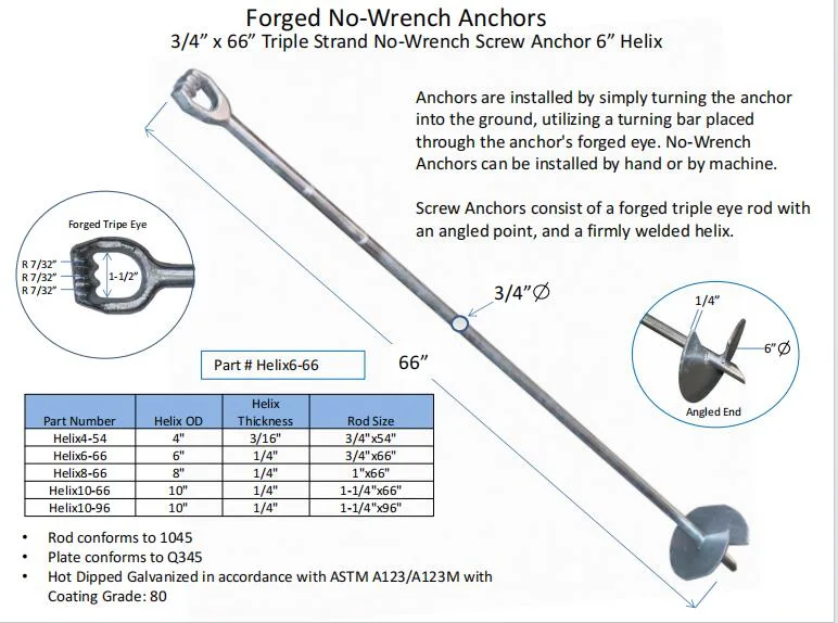 Heavy Duty Ground Screw Helical Anchor Steel Pile Power Pier