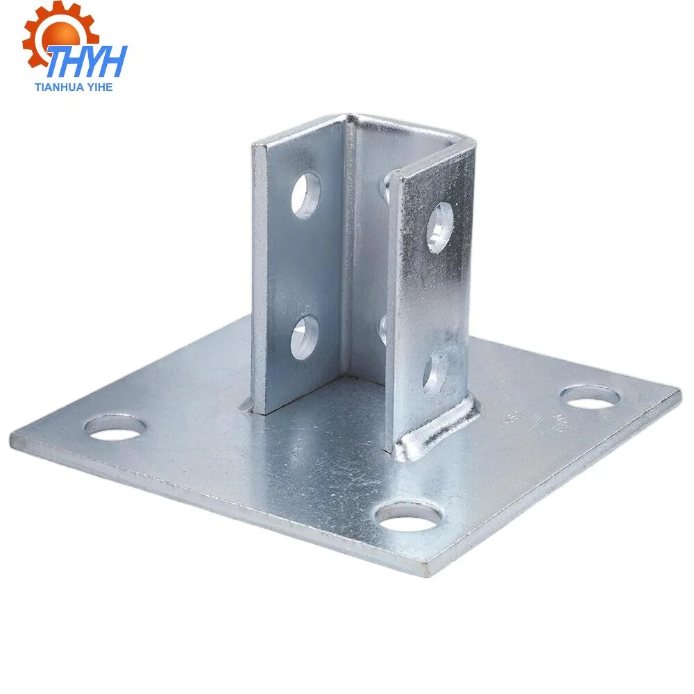 Ground Screw Pile Ground Screw Anchor with Flange Galvanized Steel Fencing Foundation