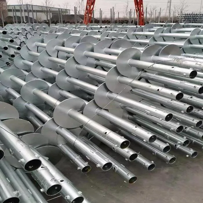 Tianjin Shengteng Solar Steel Mounting Structure Foundation Helical Ground Screw Pile Anchors