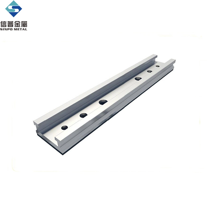 Short Trapezoidal Sheet Metal Rail for Metal Roof Solar Panel Mounting Bracket
