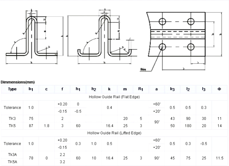 Factory 5mm-16mm T45/a T Type Cold Drawn Elevator Guide Rail for Passenger Elevator