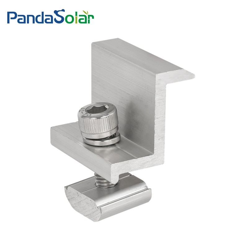 Pandasolar Universal Aluminum Solar End Clamp Fixing Panel Bracket Supplier