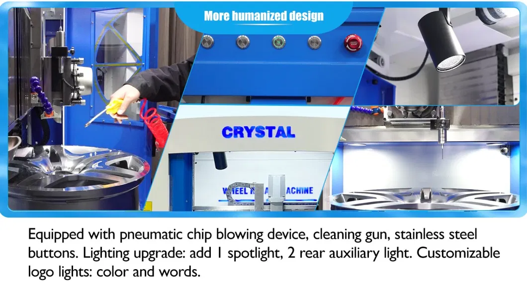 Automatic Car Alloy Wheel Rim Diamond Cutting Machine CNC Lathe