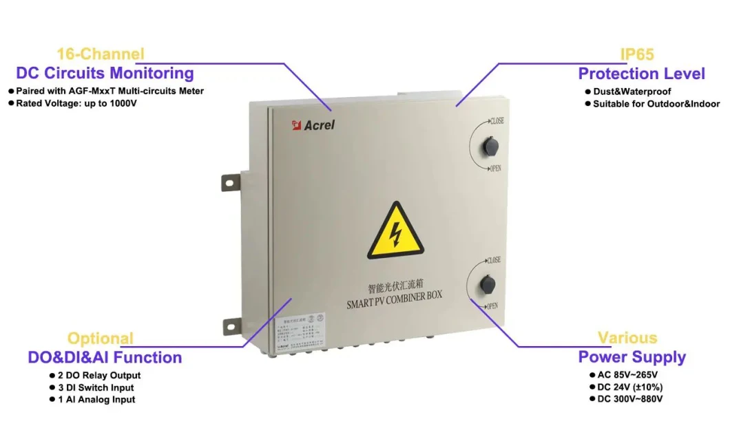 16 Strings PV Solar Combiner Box Junction Boxes