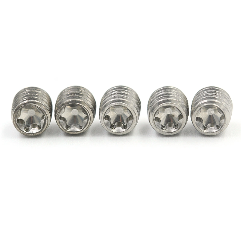 M1 M2 M3 M4 M5 M5 T6 T8 T10 Tiranium Star Plum Torx Security Self Tapping Grub Set Screws with Cone Point