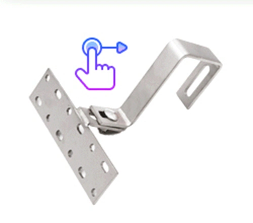 Factory Price Stainless Steel Structure Solar Roof Hook for Solar Energy Mounting System