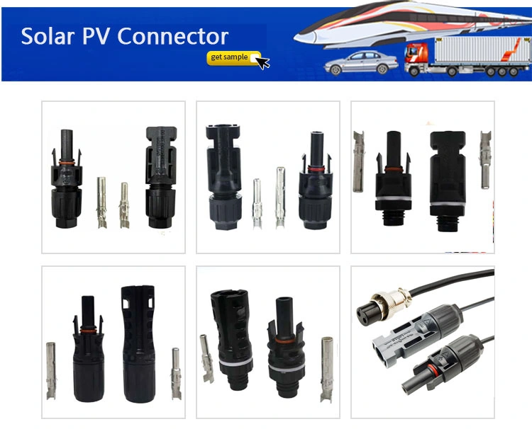 IP68 Waterproof 1000V 6mm2 PV Mc4 Cable Series Solar Panel PV Connector