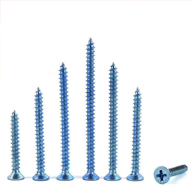 Stainless Steel Cross Recessed Countersunk Head Self Tapping Screw M2 / 3 / 4 / 5 / 6 Flat Head Self Tapping Screw