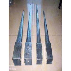 Hot DIP Galvanized Adjustable Ground Screw Pole Anchor