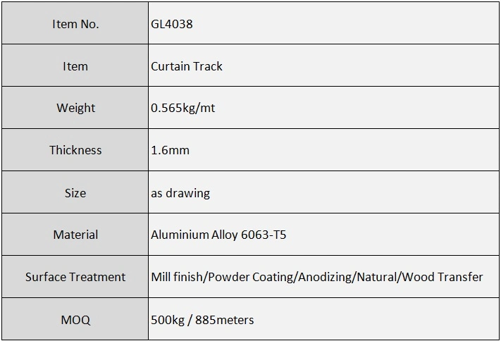 Smart Home Automation System Aluminum Profile Motorized Curtain Track Electric Curtain Rails Factory Wholesale