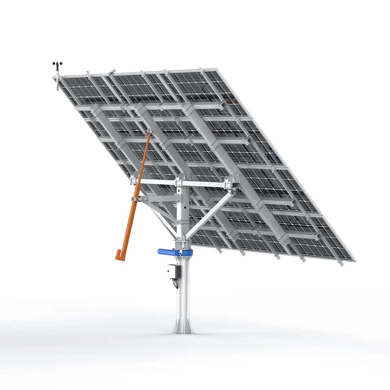 Automatic Sense Solar Tracking Bracket 5kw Dual Axis Solar Tracker System