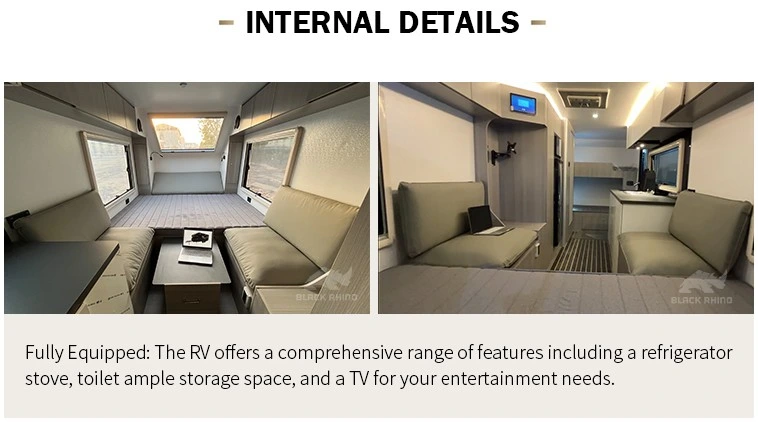 Small Classifled Adventure Camper Van Caravan with Solar Panel Kit