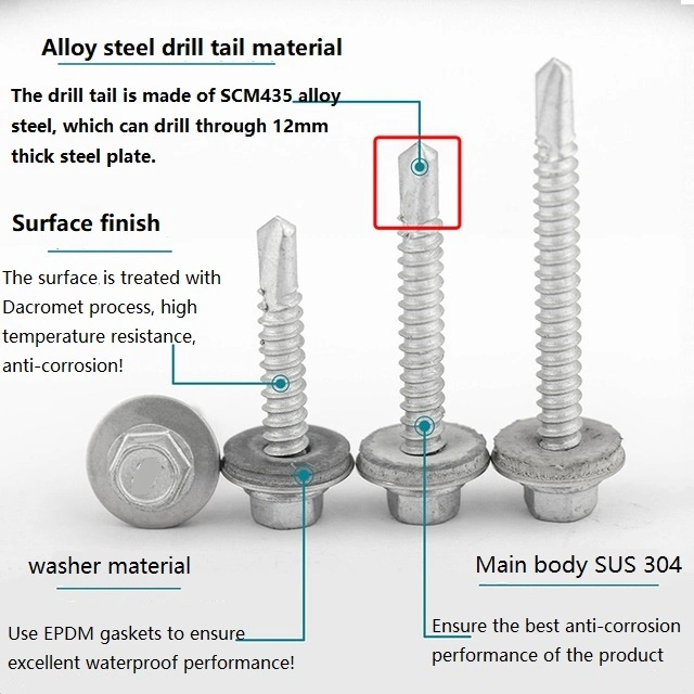 Stainless Steel Composite /Self Tapping Drilling Screw/Roofing Screw/Machine Screw/Hex Wood Timber Screw/Chipboard Drywall Screws /Hex Socket Set Grub Screws