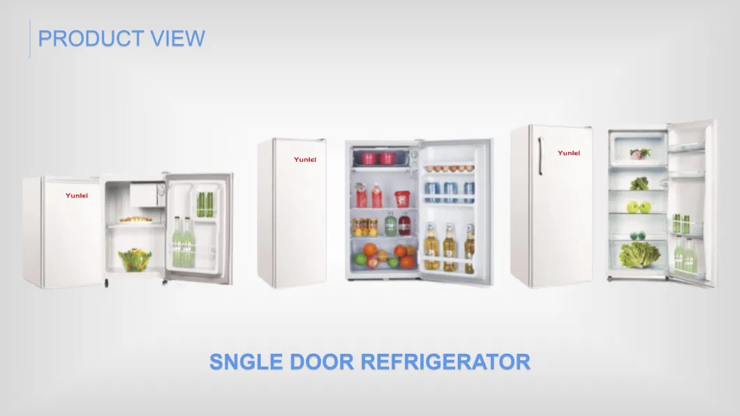 Boat Farm Hotel Solar Panel Gel-Battery Top-Freezer Double Door Portable Campervan Refrigerators