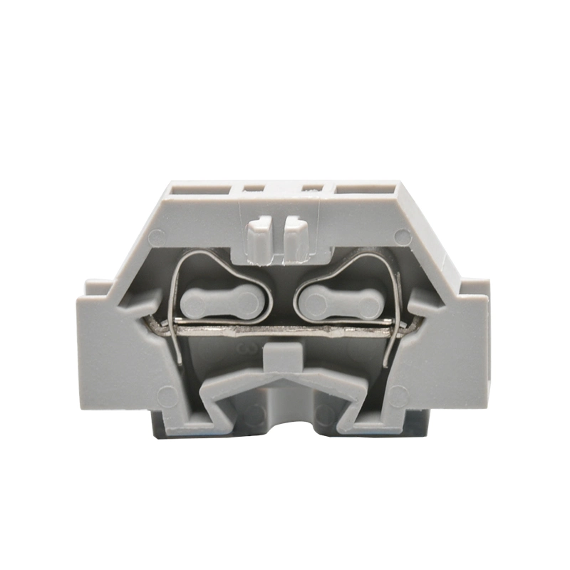 2.5mm2 Cage Spring Terminal Block with Flange Wago Spring Terminal Jut3-2.5f