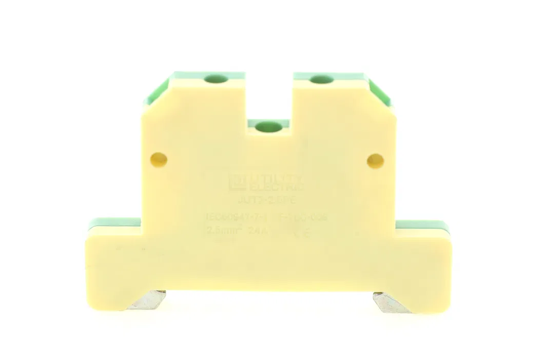 2.5mm2 PE Terminal Block Jut2-2.5PE DIN Rail Terminal Weidmuller Sak2.5