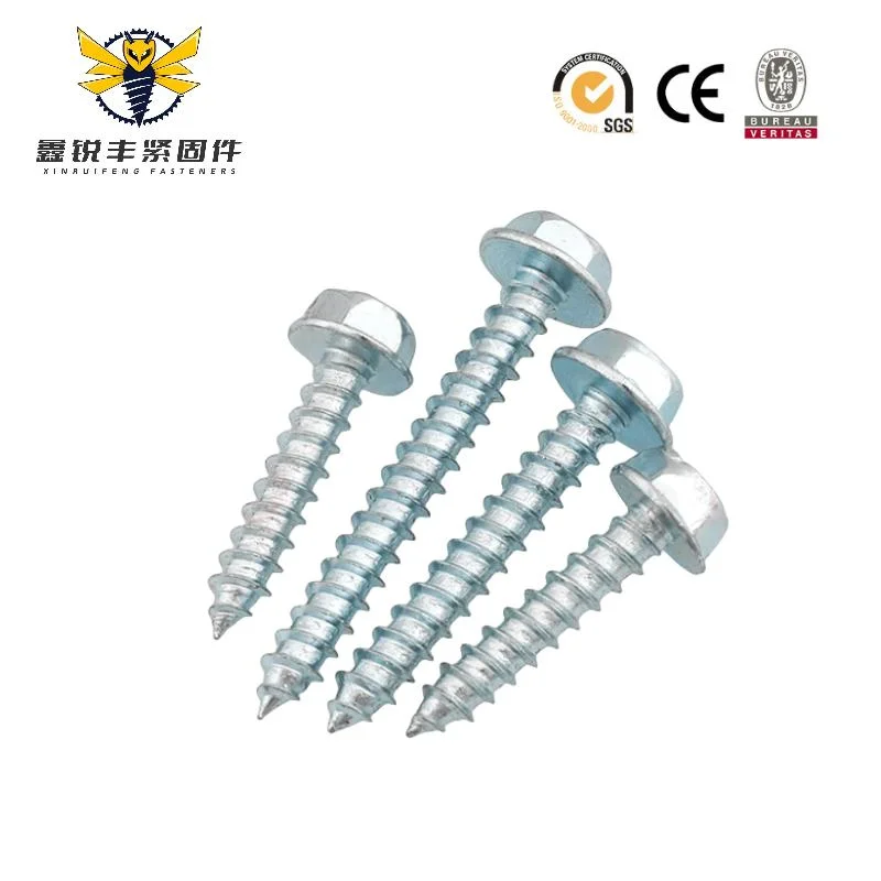 Stainless Steel Hex Washer Head Self Drilling Screws Self Tapping Self-Tapping Roofing Screws for Metal