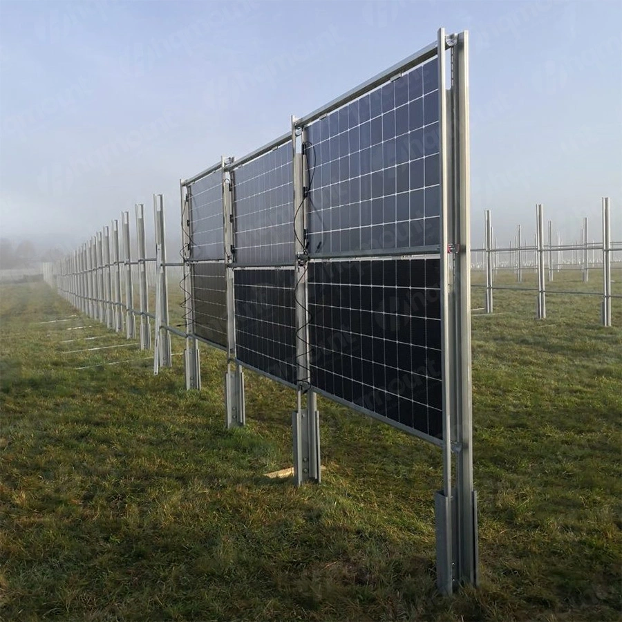 Wholesale Solar Ground Mounting Structure Mounted Rack System Vertical Solar Farm