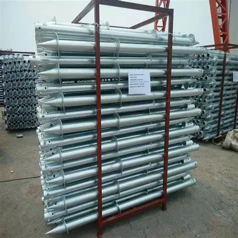 Helix Blade Helical Tieback Solar Panel Ground Construction Screw Helical Screw Pile