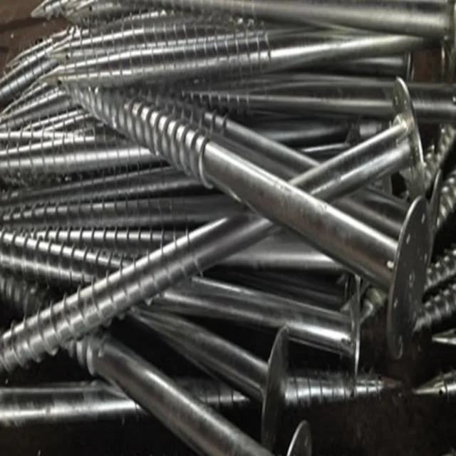 Ground Screw Wholesale Galvanized Earth Helical Pile for Solar Power System