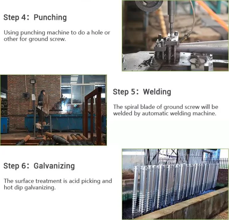 Tianjin Shengteng Solar Steel Mounting Structure Foundation Helical Ground Screw Pile Anchors