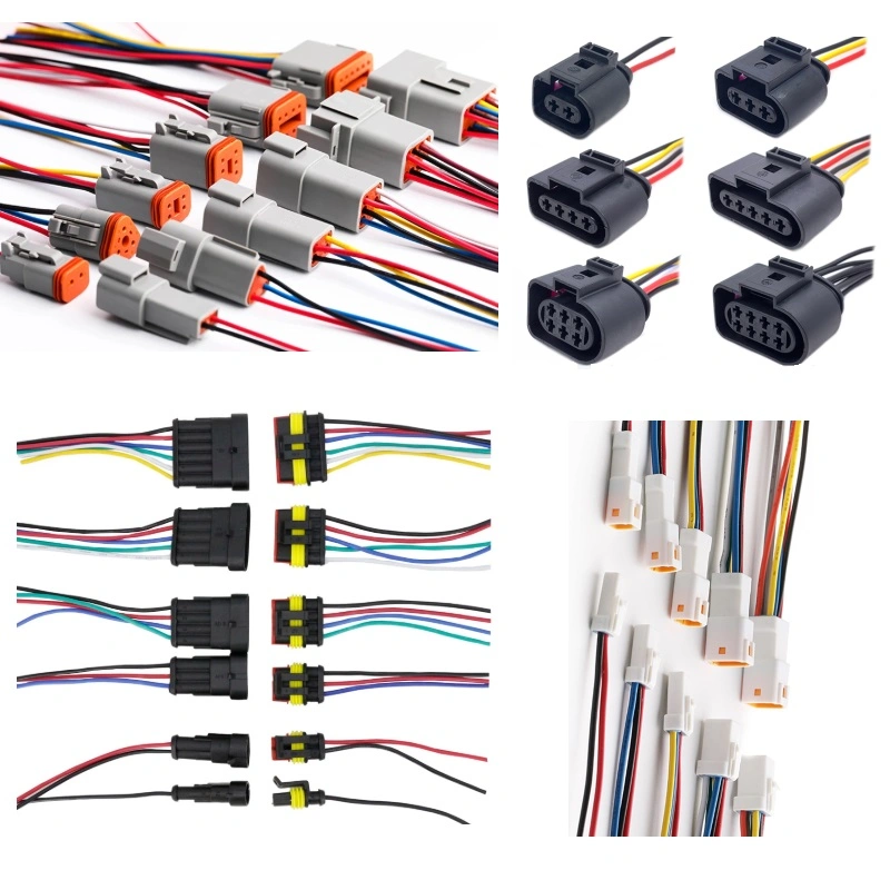 Car 2 Way SAE Connector Male to Female Adapter DC Power Battery Wire Plug Extension Cable 18AWG for Motor Solar