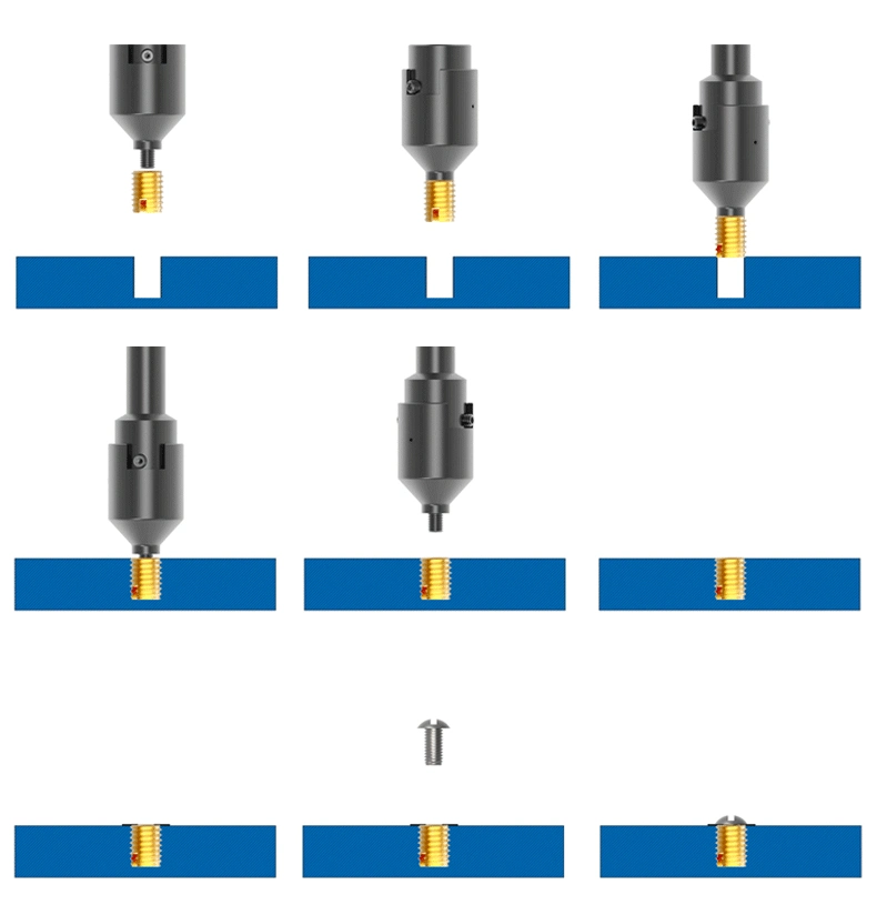 Self Tapping Knurled Insert Brass Flange Nuts