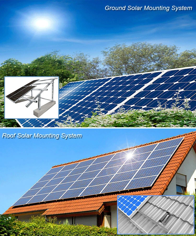 PV Solar Panel Mounting System Aluminum Rail