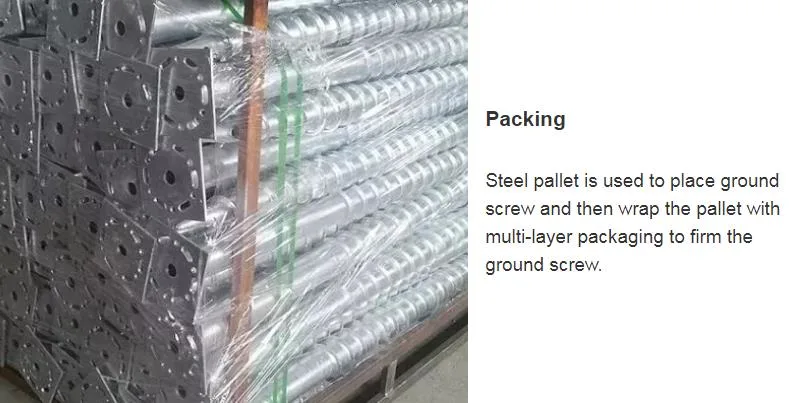 Tianjin Shengteng Solar Steel Mounting Structure Foundation Helical Ground Screw Pile Anchors