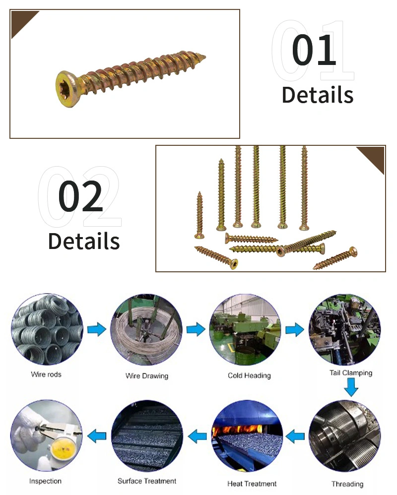 T30 Self-Tapping Screw Concrete Cement Expansion Extension Wood Screw