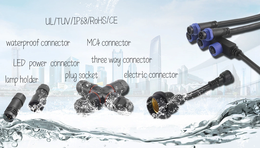 Mc4 Circular Solar Panel Circular Rotating Electrical Connectors