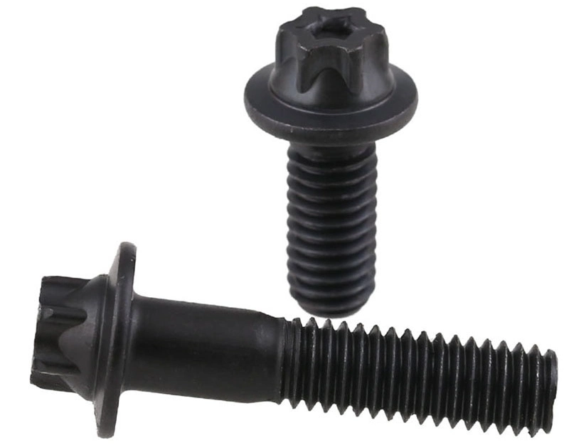 DIN 34801 Steel Black Hexalobular Head Bolts with Large Flange Bolt