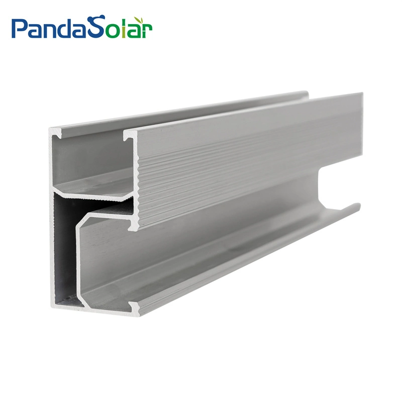 Anodized Aluminum Solar Panel Support Mount Rail