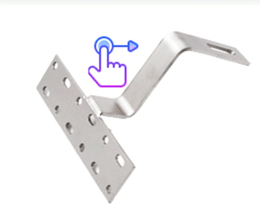 Factory Price Stainless Steel Structure Solar Roof Hook for Solar Energy Mounting System