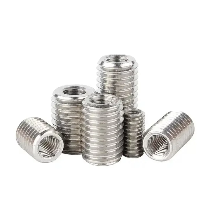 Stainless Steel Carbon Steel Hex Drive Stainless Steel Brass Threaded Self Tapping Insert Nuts for Hard Woods