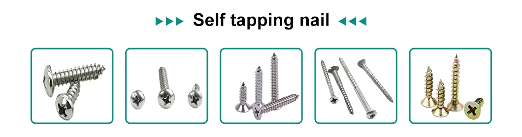 Factory Produce M2 Cross Round Head Tail Cutting Self Tapping Screw