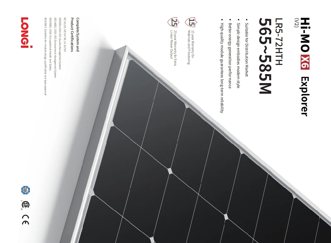 Wholesale Solar Panel Bif Glass Glass Half Cell 550W Photovoltaic with Best Price