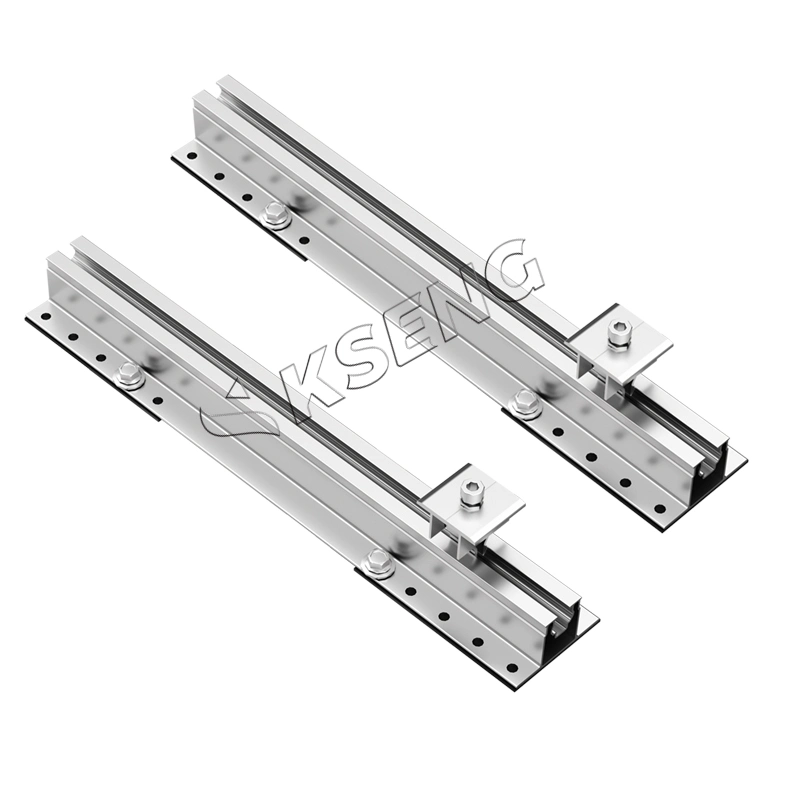 Kseng Aluminum Profiles Solar Panels Mini Rail Solar Mini Rail for Solar Panel Mounting System