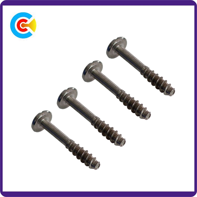 Steel/4.8/8.8/10.9 Flat Tail/Shrink Bar Phillips/Cross Pan Head Inch Self-Tapping Screws