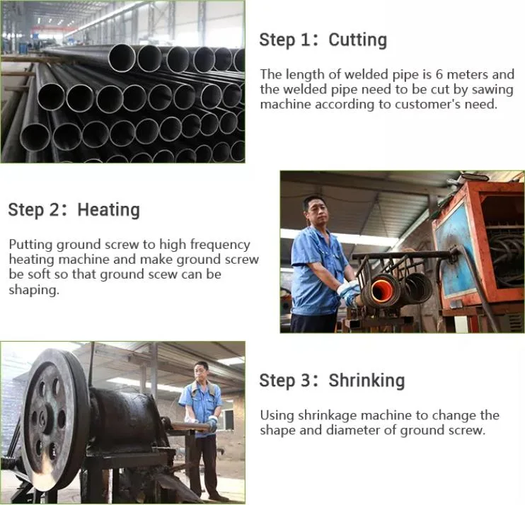 Tianjin Shengteng Solar Steel Mounting Structure Foundation Helical Ground Screw Pile Anchors