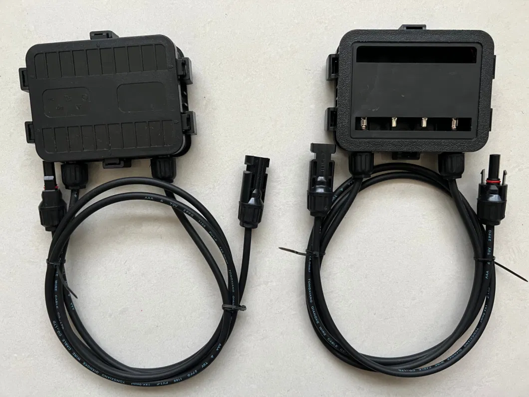 IP67 4 Rails 3 Diode Solar Junction Box for Solar Panel