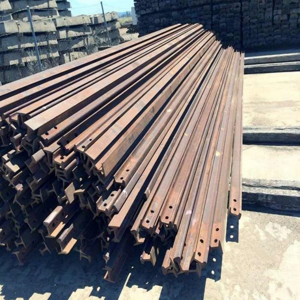 Used Rail Track Scrap Iron Train Railroad Steel H-Beams Rails