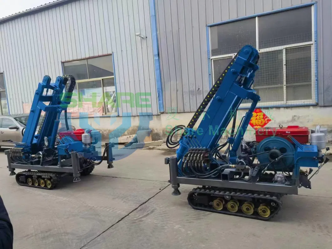 Screw Ground Installation Machine Rotary Drilling Dig Solar Pile Driver Machine Crawler