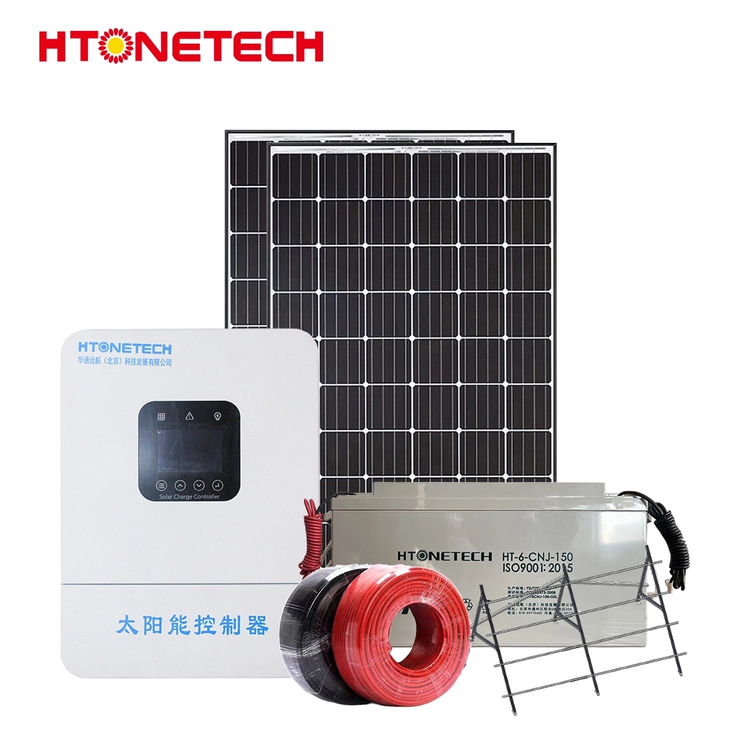 Htonetech 5kw off Grid Solar Power System Complete Kit Manufacturing China 10kw 15kw 20kw 66kw Solar Energy System for Camper Van