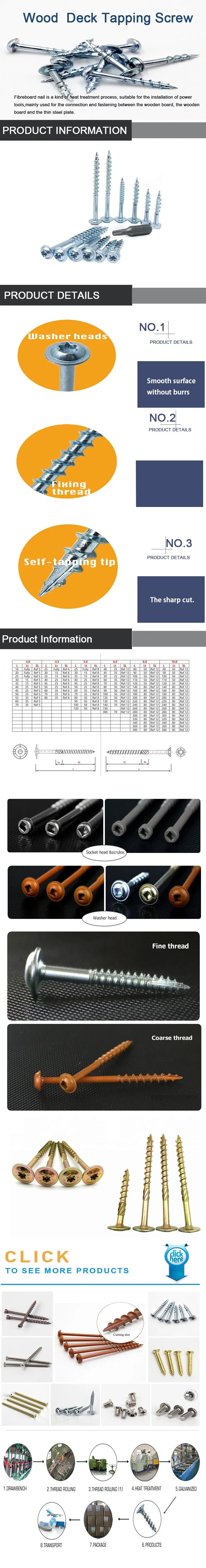 Self Tapping Screw for Metal Manufacturer Custom Self Tapping Fasteners for Plastic