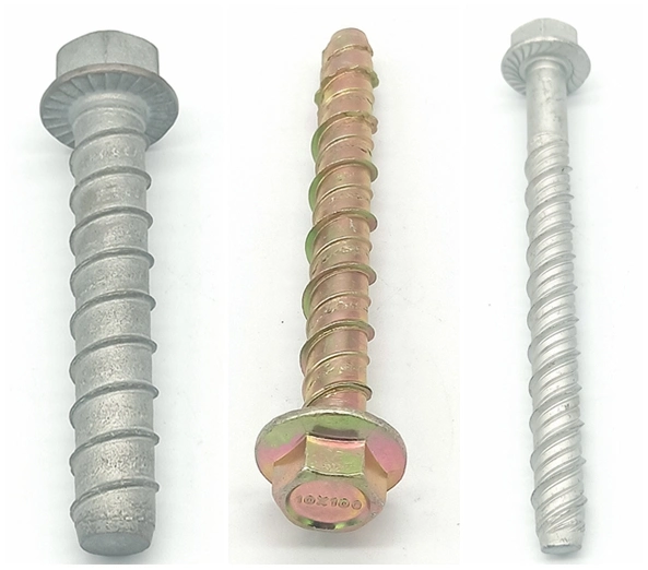 Fastener Dacromet Hex Washer Head Concrete Bolts