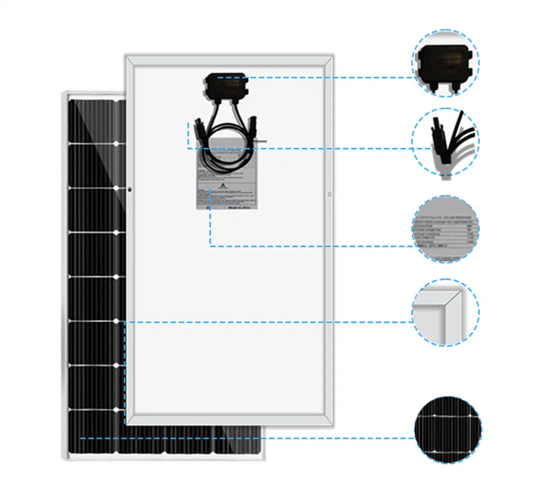 120W 160W 180W 200watt Flexible Photovoltaic off Grid Panel PV Cell Monocrystalline Home Installation Cost Renewable Energy Small Power System Solar Panels Sun