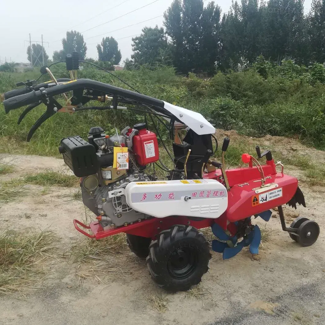 Vegetable Greenhouse Diesel Burying Vine Trenching Machine, Hand-Held 151 Type Plowing and Leveling Machine, Household Type Plowing Machine